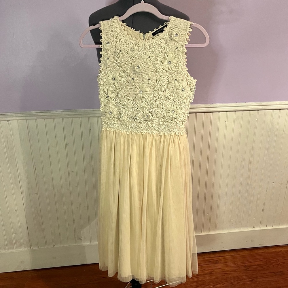 French Connection Tulle Midi Dress